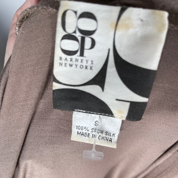 Taupe Spun Silk Barney’s NY CO-OP Dress - Picture 6 of 6